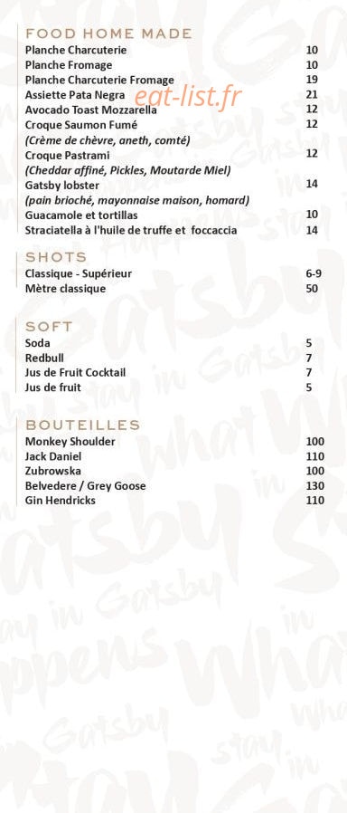 Gatsby — carte page 2