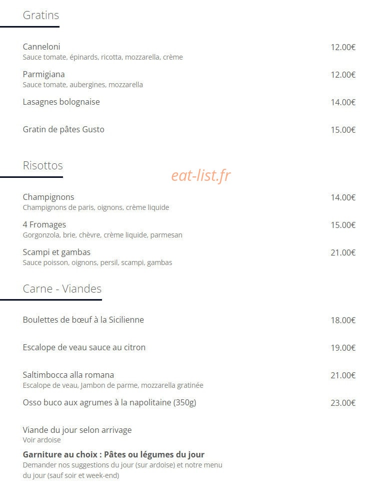 Gusto Italia — carte page 4