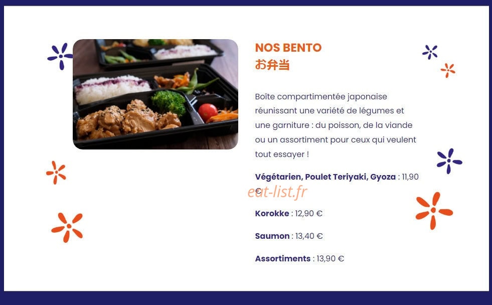 Hana Bento — carte page 1