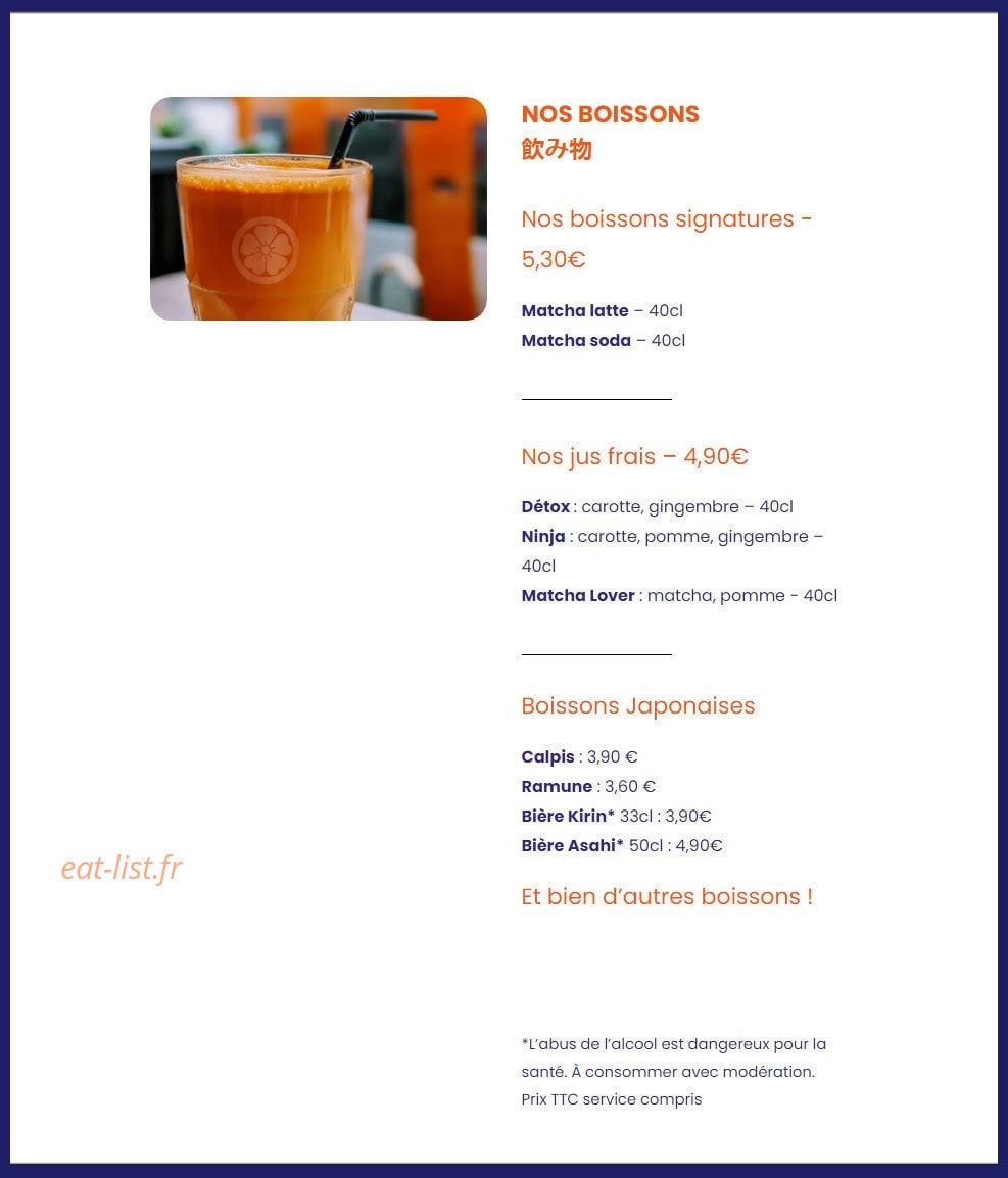 Hana Bento — carte page 6
