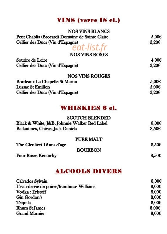 Hotel Bac Saint Germain — carte page 5