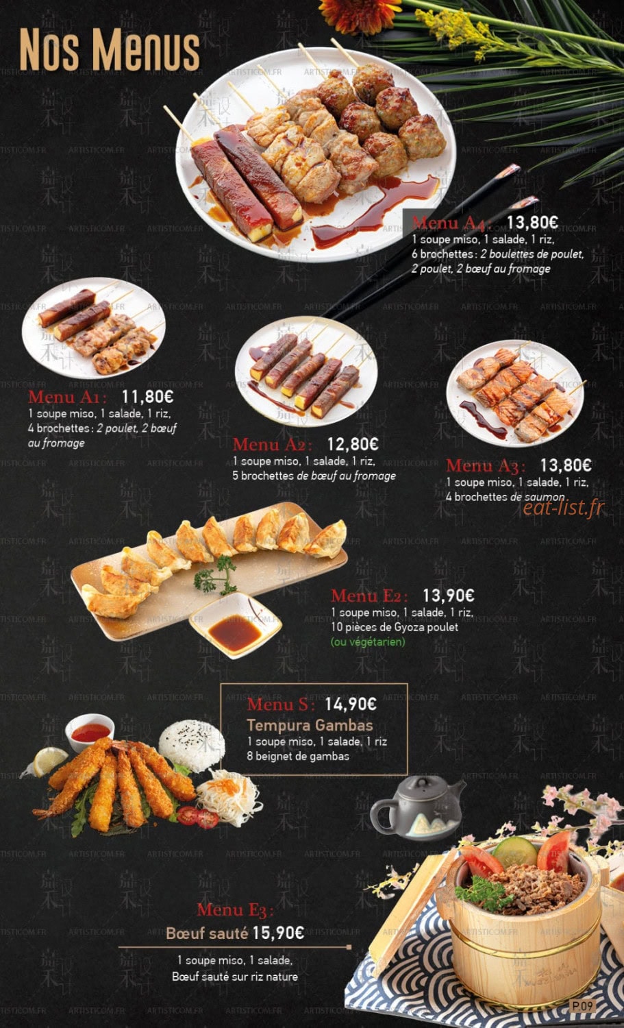 ikken sushi — carte page 7