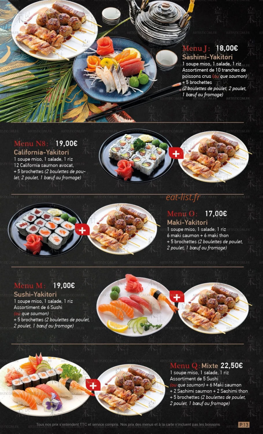 ikken sushi — carte page 11