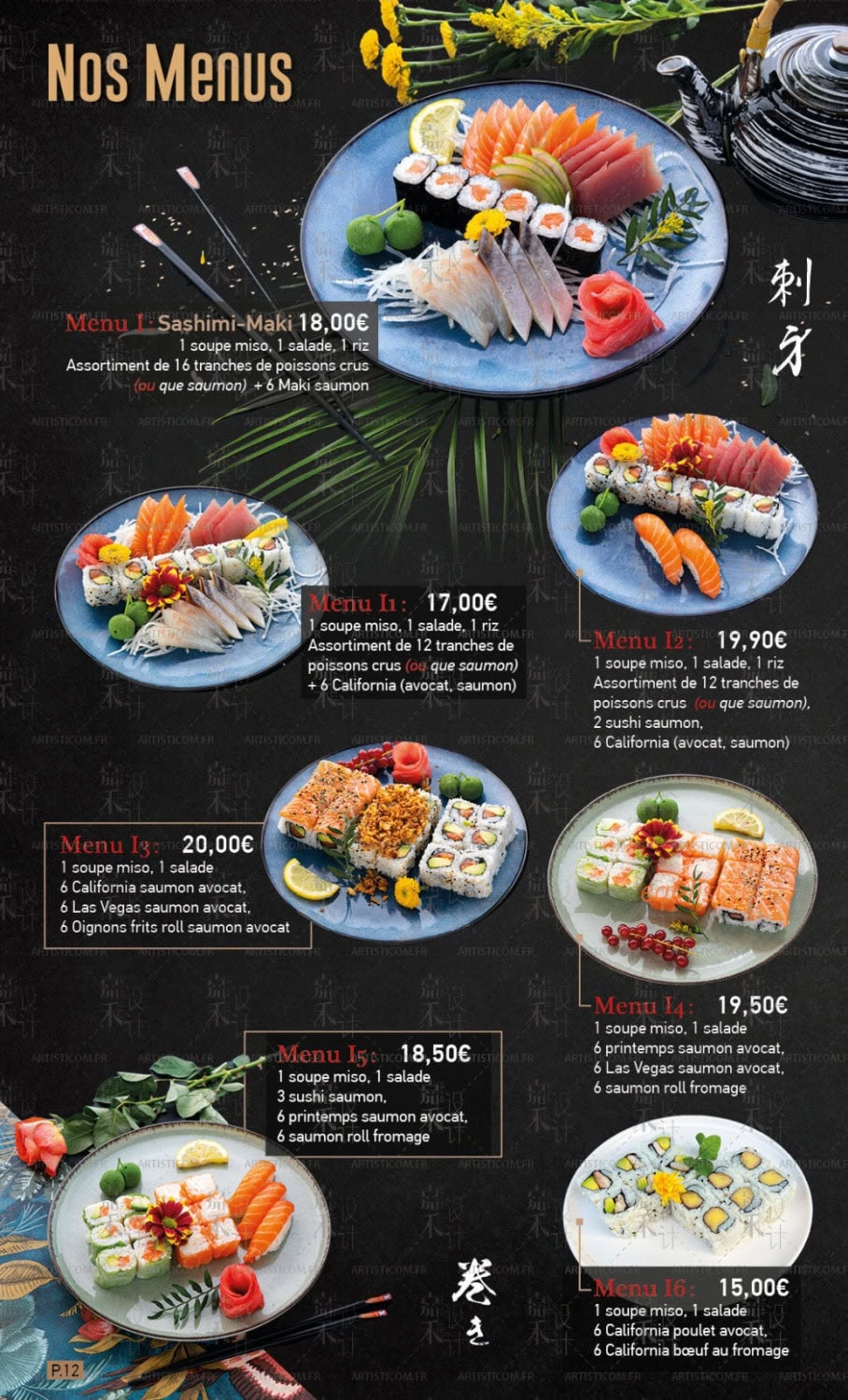 ikken sushi — carte page 10
