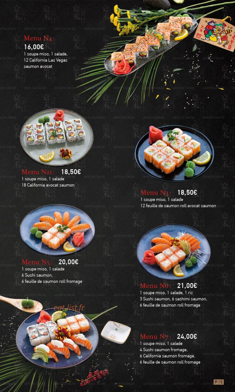 ikken sushi — carte page 13