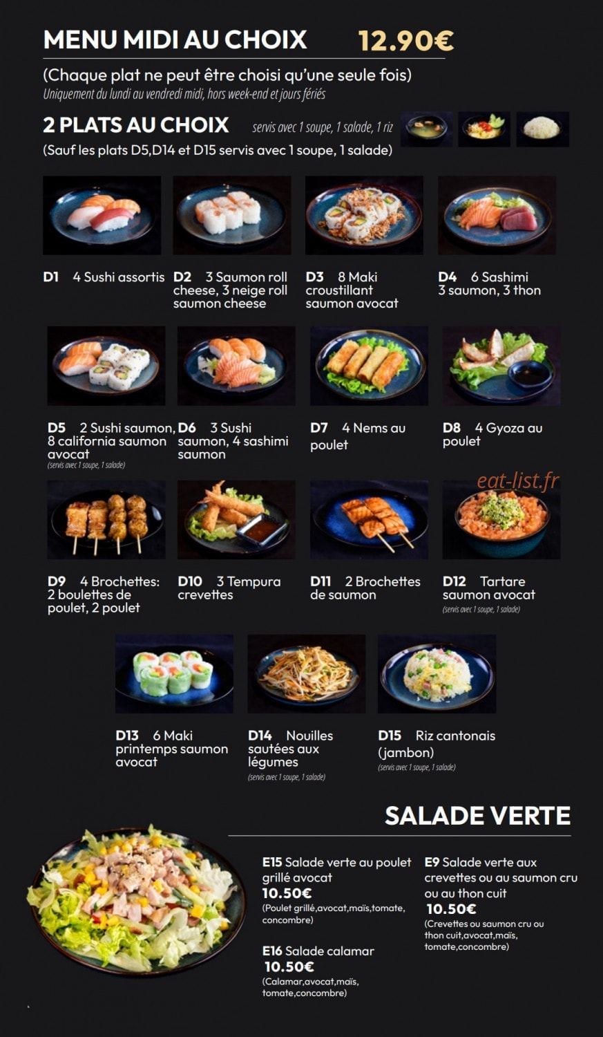 Izu Sushi — carte page 5