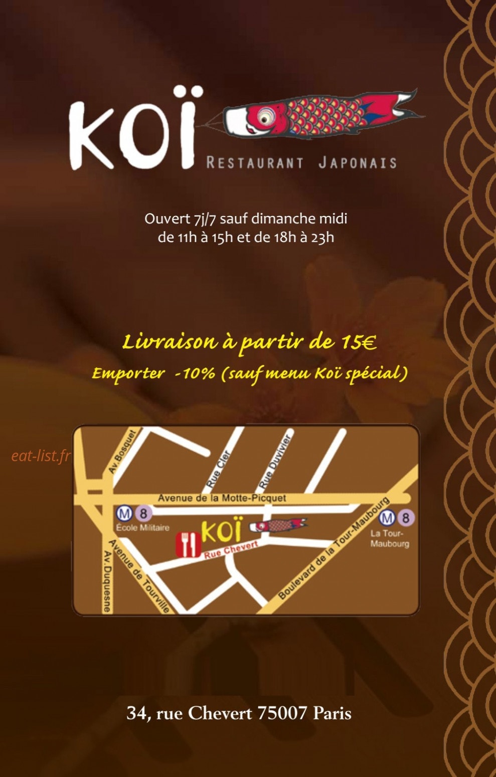 Koi — carte page 1