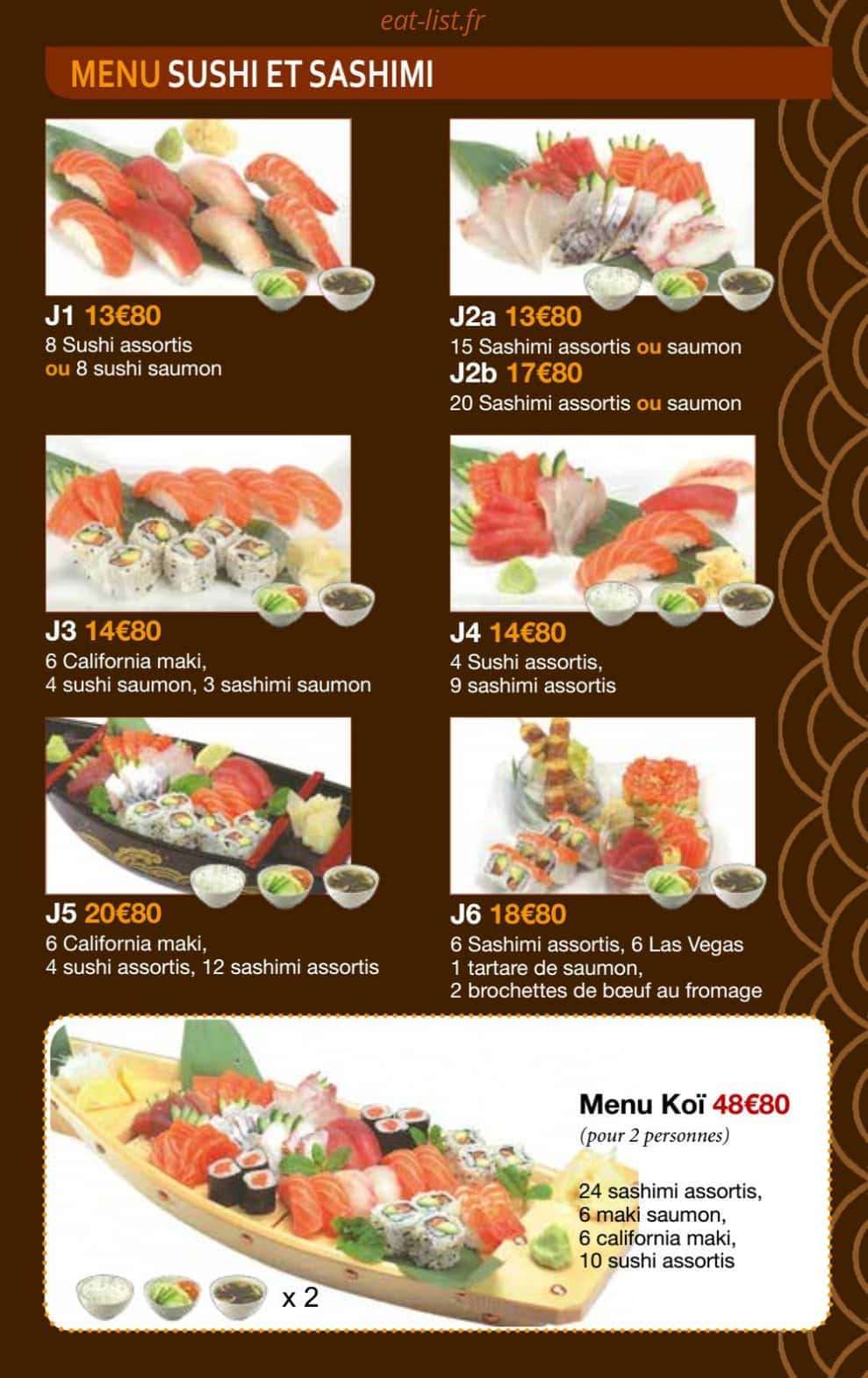Koi — carte page 6