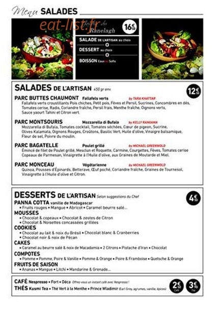L'Artisan du Burger — carte page 3