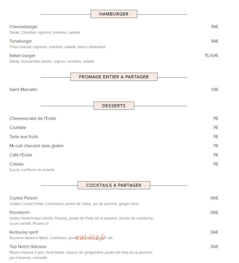 L'Eclair — carte page 2