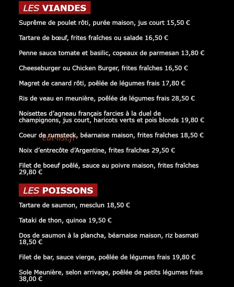 La Terrasse du 7 Eme — carte page 4
