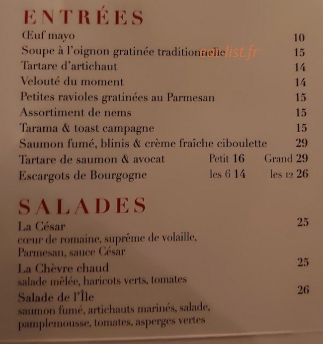 Le Babylone — carte page 1