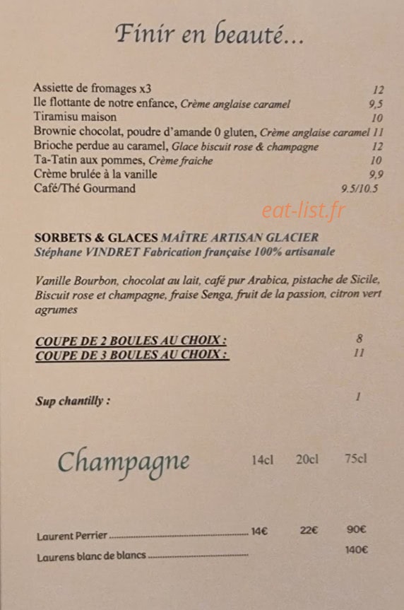 Le Boudoir — carte page 4