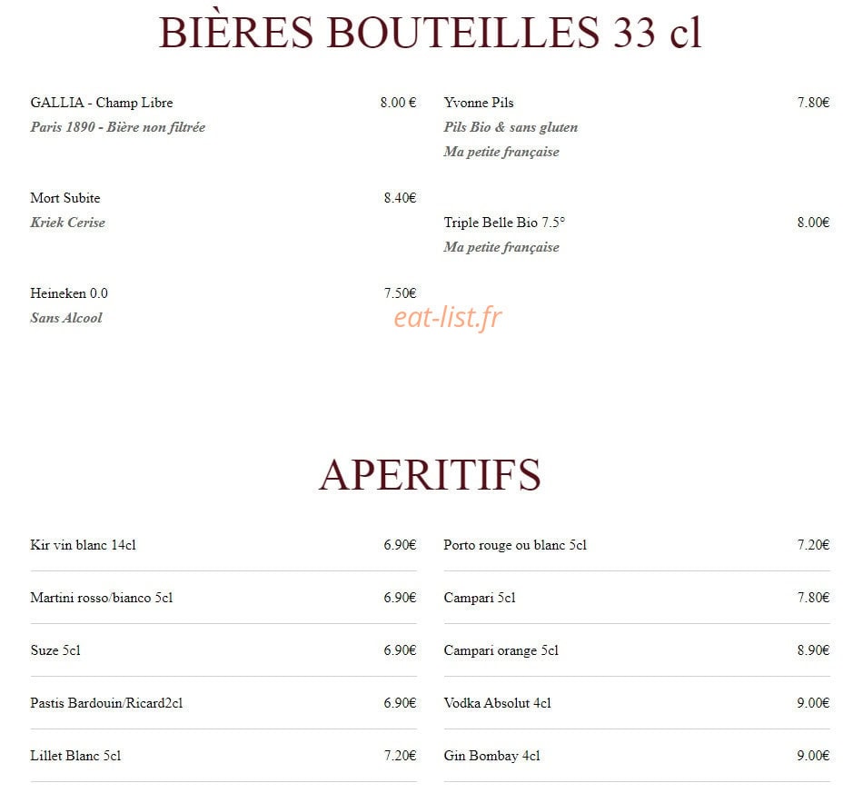 Le Bourbon — carte page 9