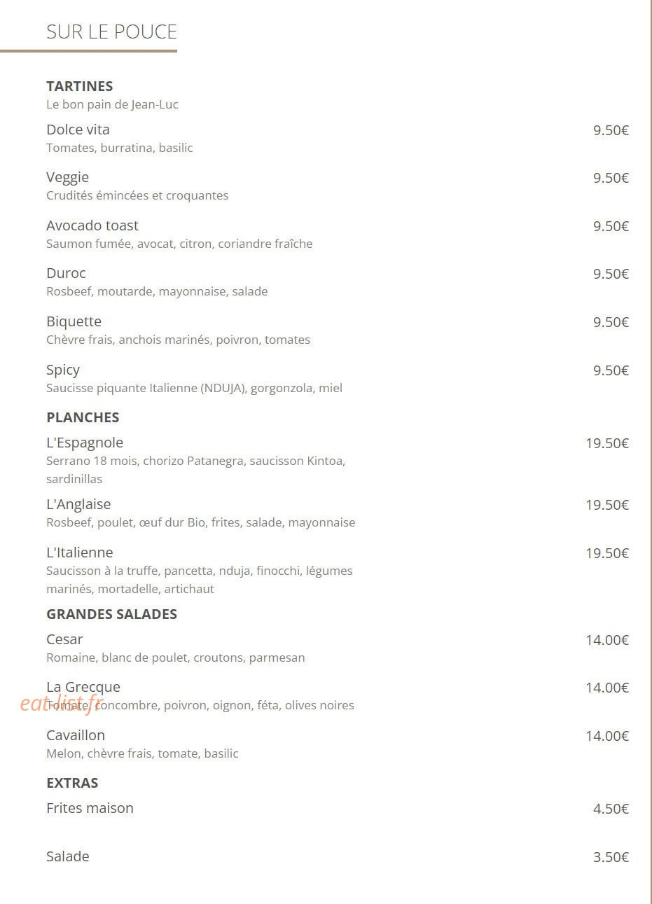 Le Duroc — carte page 1