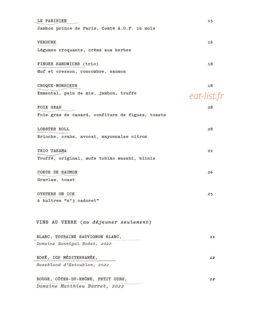 Le Gainsbarre — carte page 2