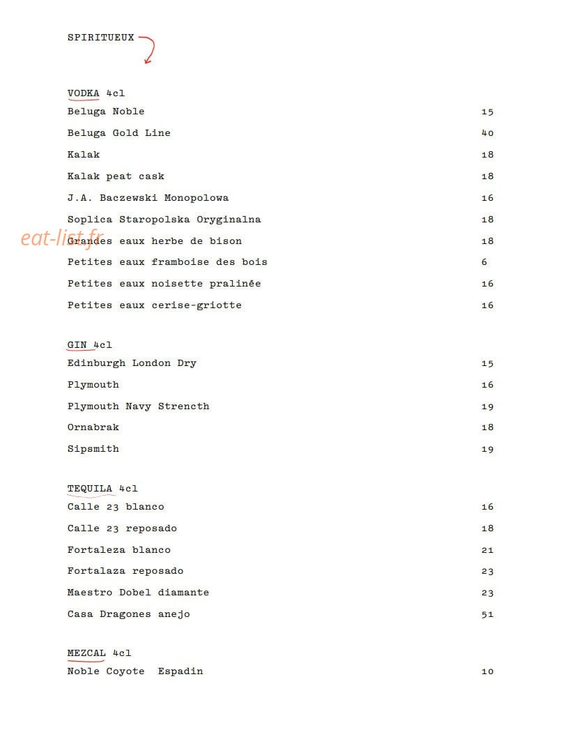 Le Gainsbarre — carte page 12