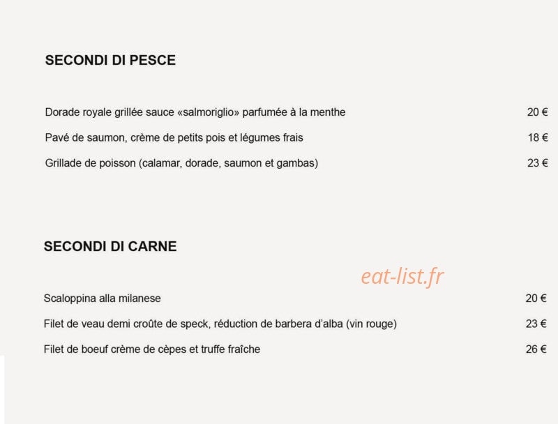 Le Gloria — carte page 2