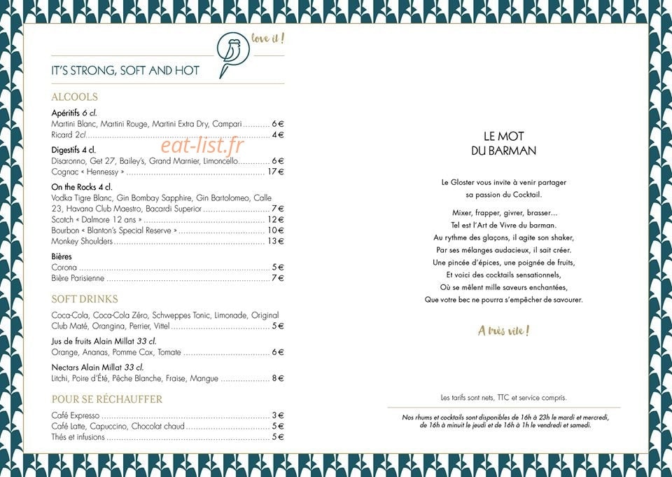 Le Gloster — carte page 5
