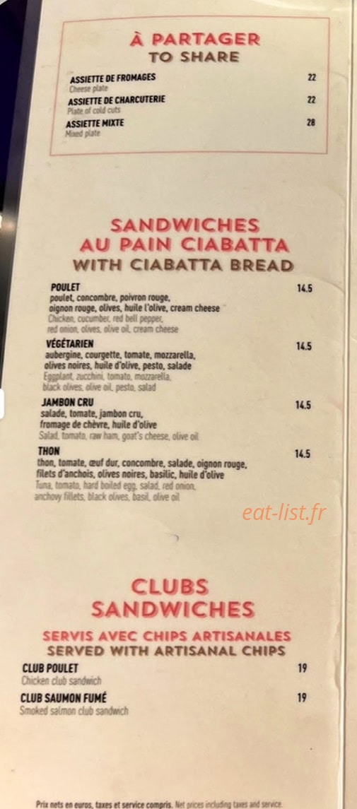 Le Petit Bourdonnais — carte page 1