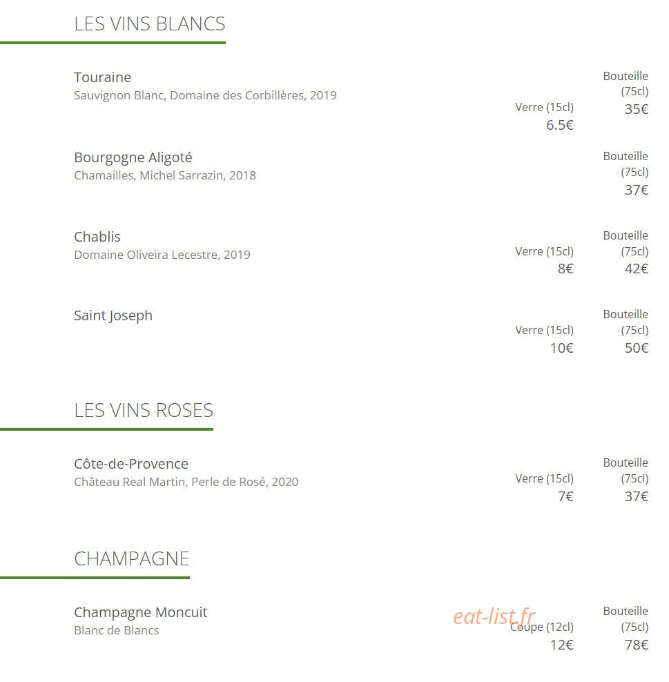 Le Petit Thaï 7ème — carte page 5