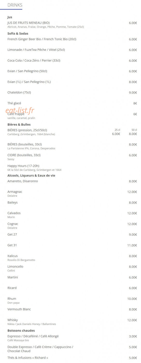 Le Petit Varenne — carte page 5