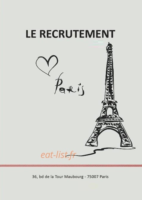 Le recrutement — carte page 1