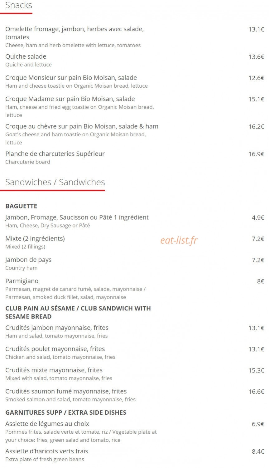 Le Solferino — carte page 3