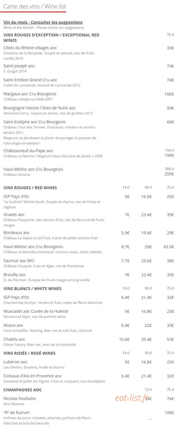 Le Solferino — carte page 15