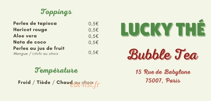 Lucky day — carte page 8
