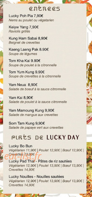 Lucky day — carte page 3