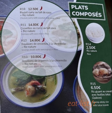 Ma cantine Viet — carte page 2