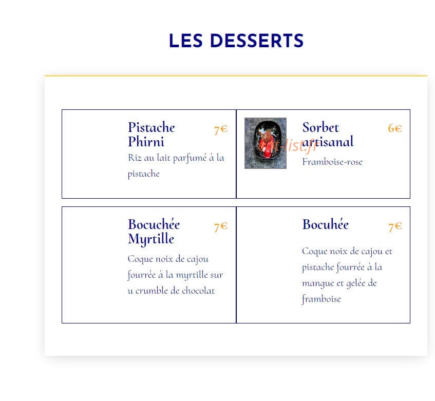 Ministry Of Spice — carte page 5