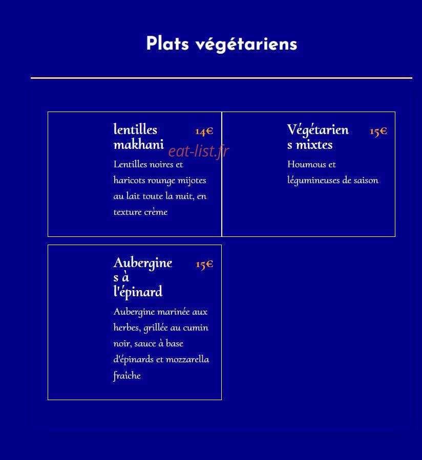 Ministry Of Spice — carte page 3