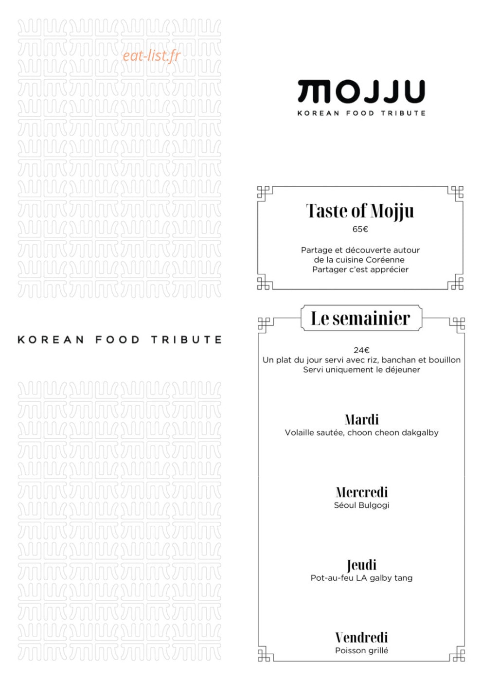 Mojju — carte page 1