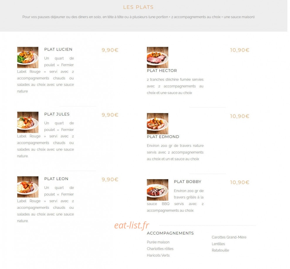 Mon Petit Poulet — carte page 2