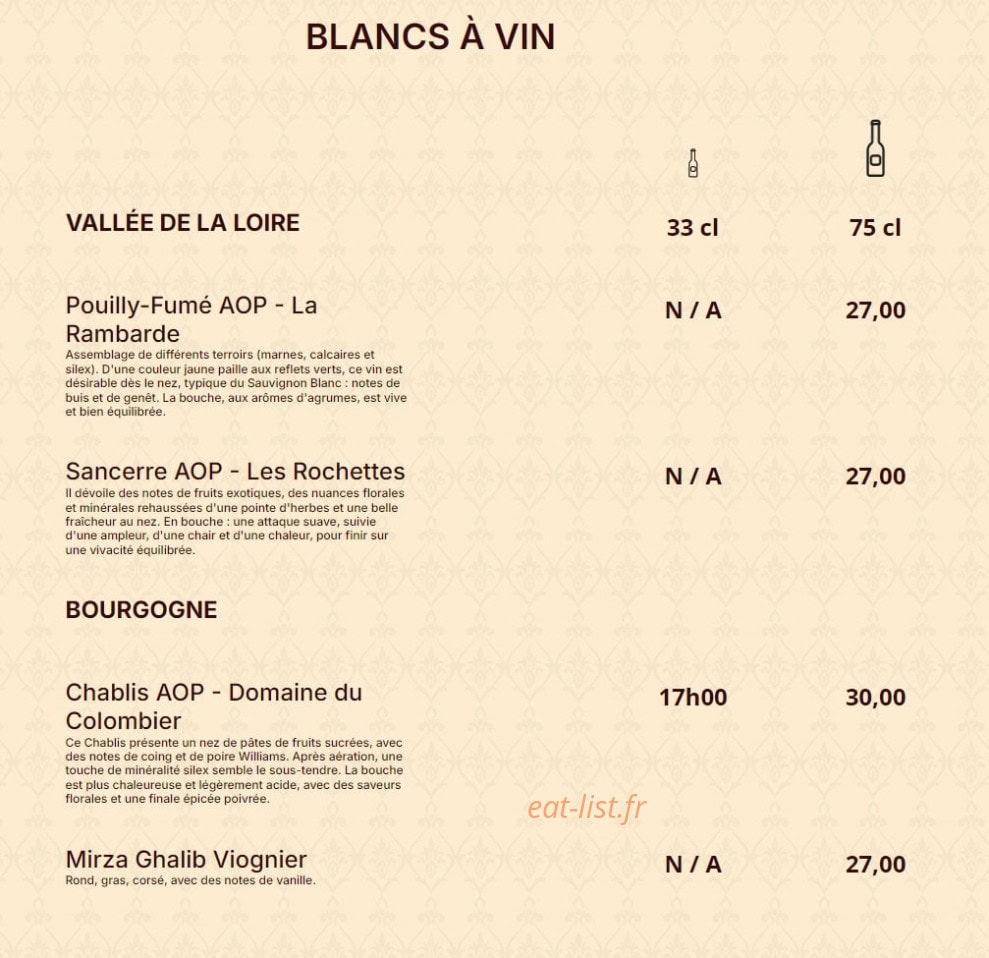 Naan Shaan — carte page 10