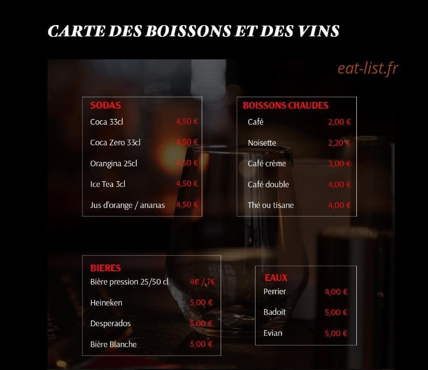 Ô'Cocher,Table et Burger — carte page 5