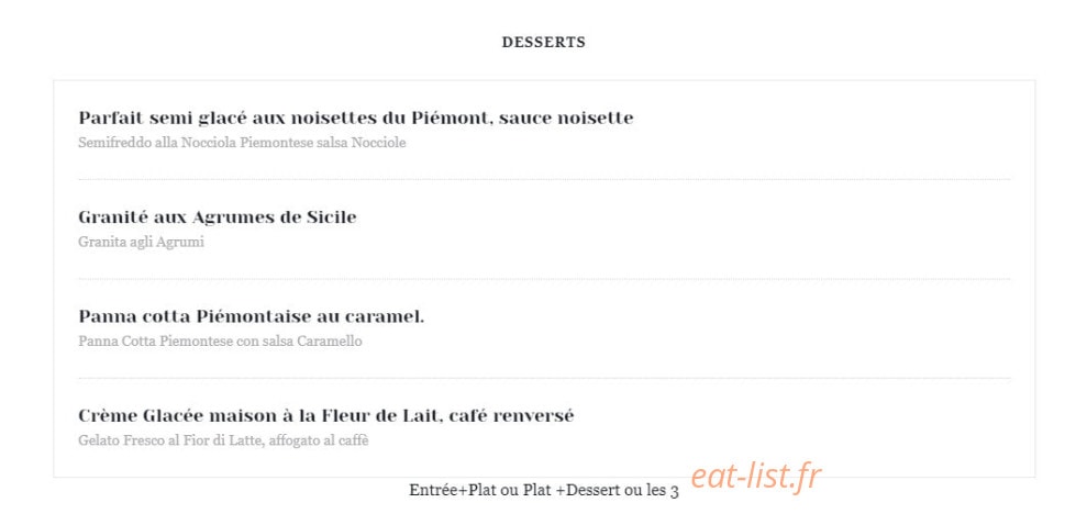 Penati al Baretto — carte page 2