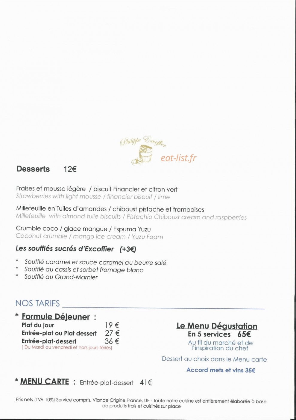 Philippe Excoffier — carte page 2