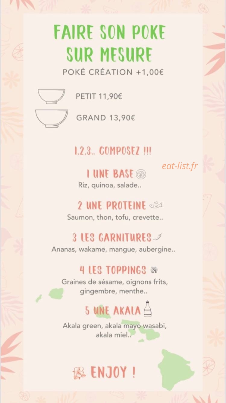 Poke & Shake — carte page 3