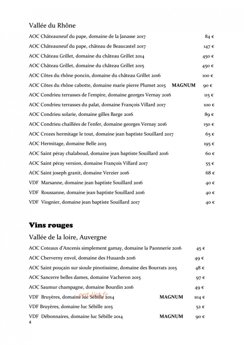 Racines des Prés — carte page 6