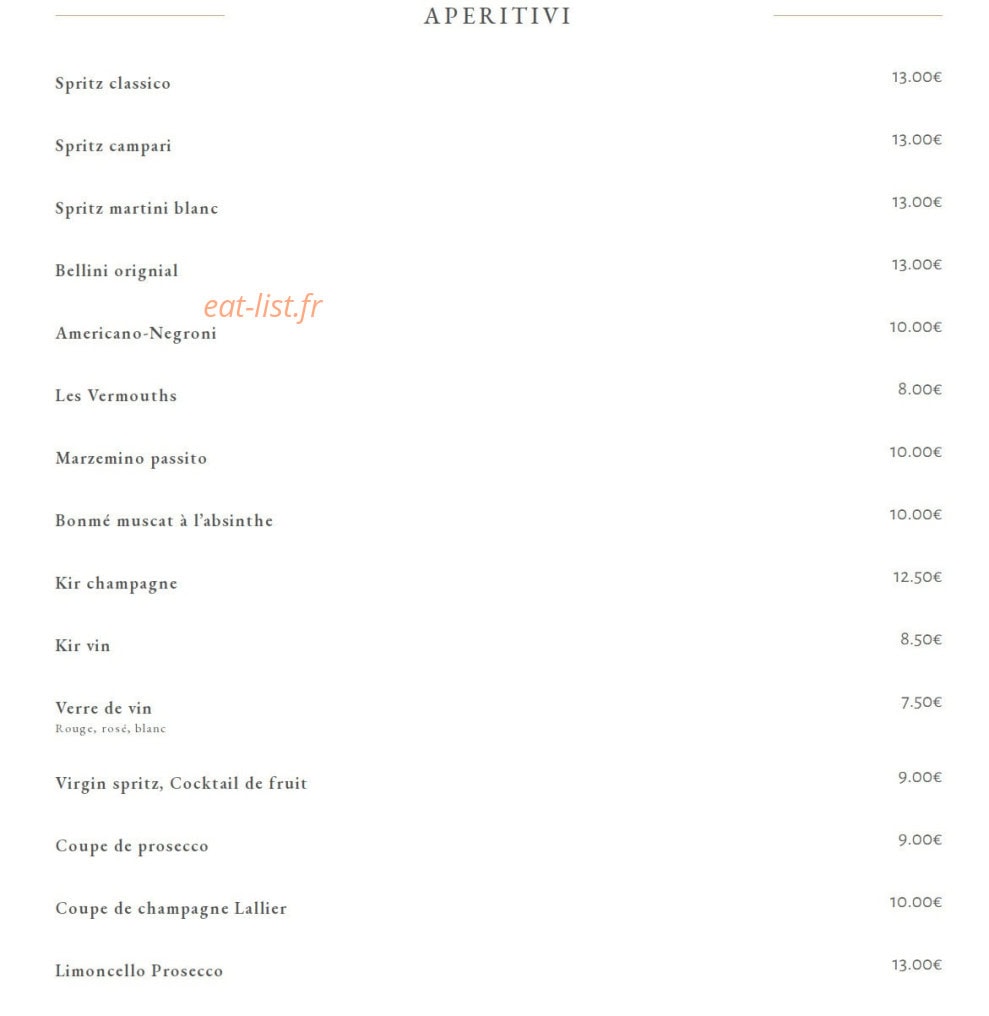 Romantica caffe — carte page 1