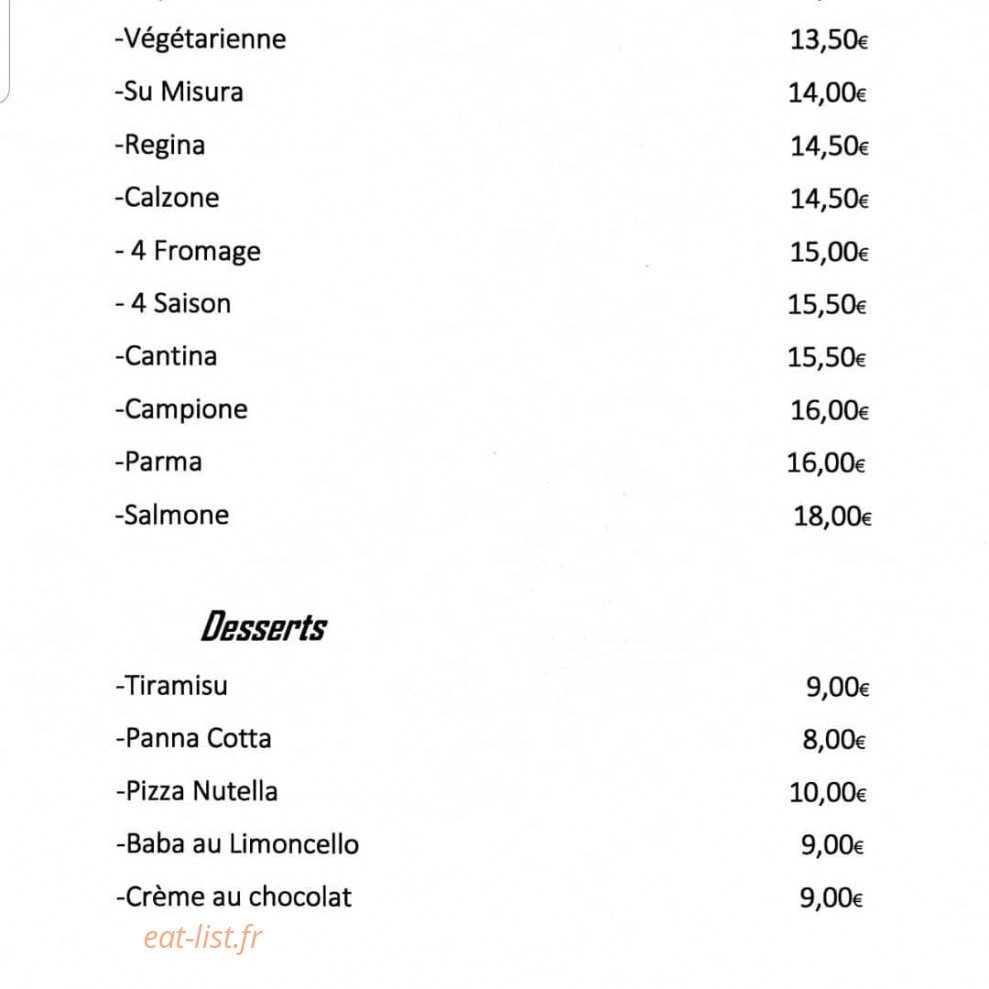 Su Misura By Ciro — carte page 2