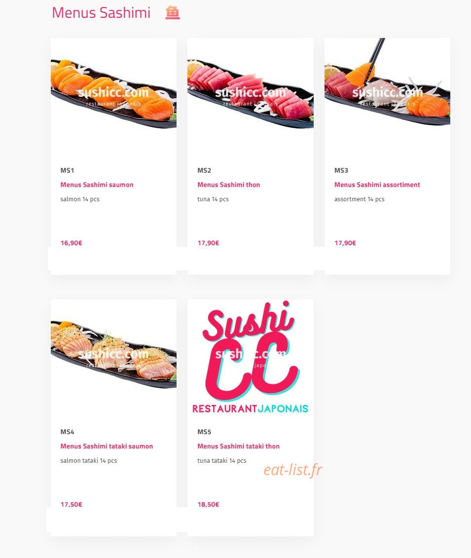 Sushi cc — carte page 6