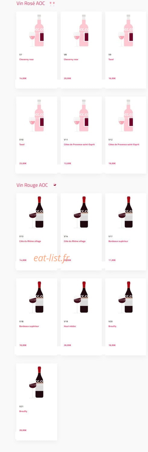 Sushi cc — carte page 21