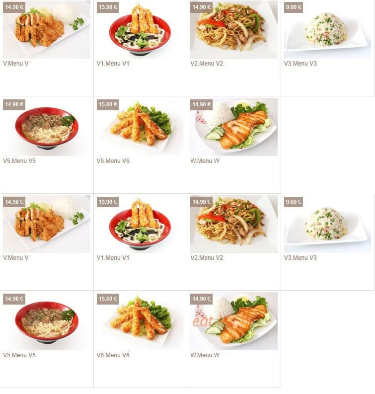 Sushi Eiffel — carte page 5
