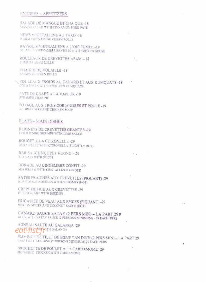 Tan Dinh — carte page 1