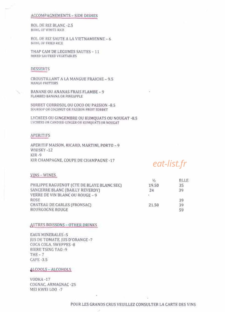 Tan Dinh — carte page 2