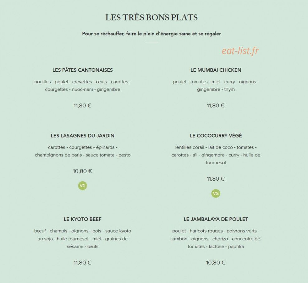 TrèsBon — carte page 4